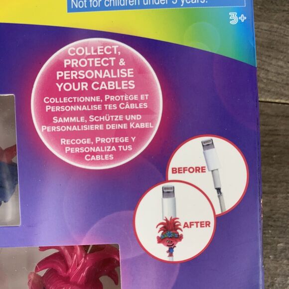 Trolls World Tour K-Blings 5 Pack Protect and Personalize Your Cables NEW - Picture 14 of 14